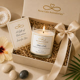 One Love tropical candle gift by Nurse Calm Aromatherapy