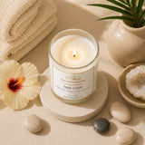 One Love soy candle with cotton wick