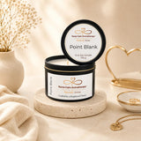 Nurse Calm Aromatherapy candle with decorative elements on a neutral background