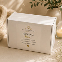 Heavenly Reset Box gift box by Nurse Calm Aromatherapy ready for gifting or monthly subscription.