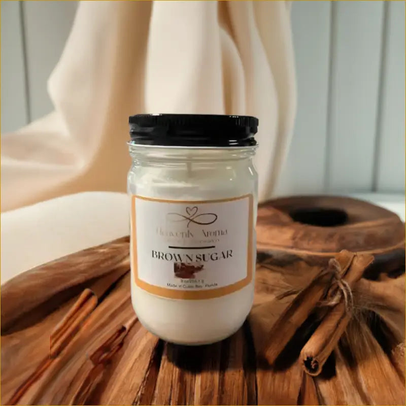 Brown Sugar 9 oz Candle – Warmth, Sweetness, and Soul - Nurse Calm Aromatherapy™ by Heavenly Aroma