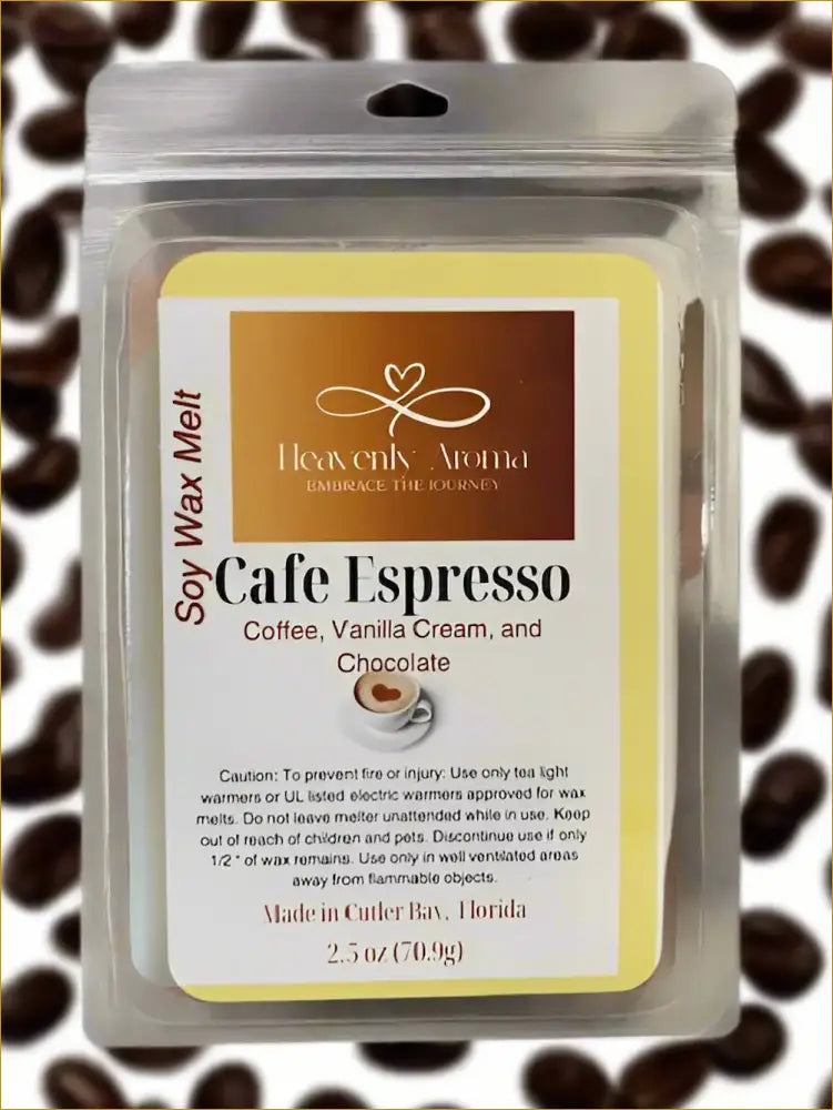 Café Espresso 2.5 oz Wax Tarts - Nurse Calm Aromatherapy™ by Heavenly Aroma