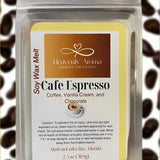Café Espresso 2.5 oz Wax Tarts - Nurse Calm Aromatherapy™ by Heavenly Aroma