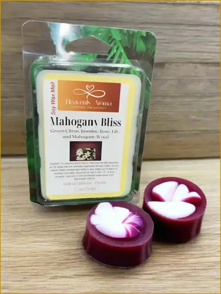 Mahogany Bliss 2.5 oz Wax Tarts - Nurse Calm Aromatherapy™ by Heavenly Aroma